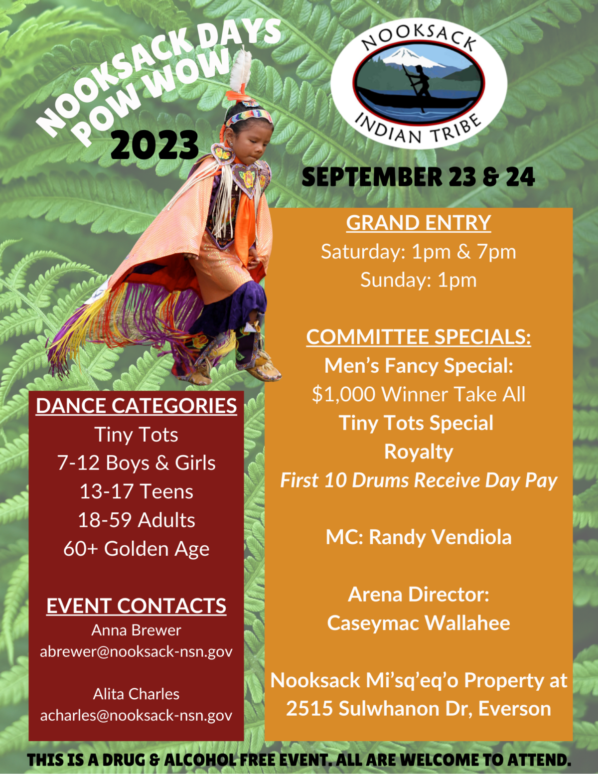 2023 Nooksack Days Pow Wow Nooksack Indian Tribe